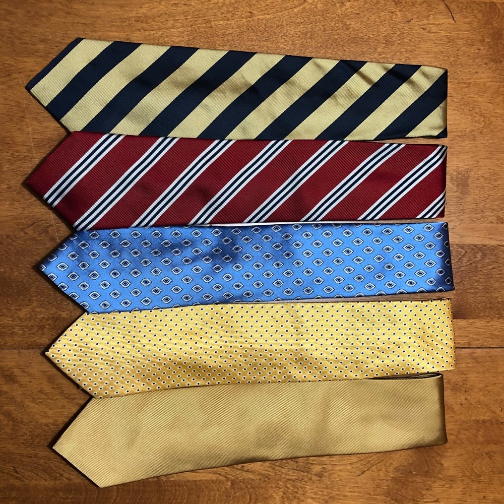 Bundle of 5 Jos. A Bank Ties